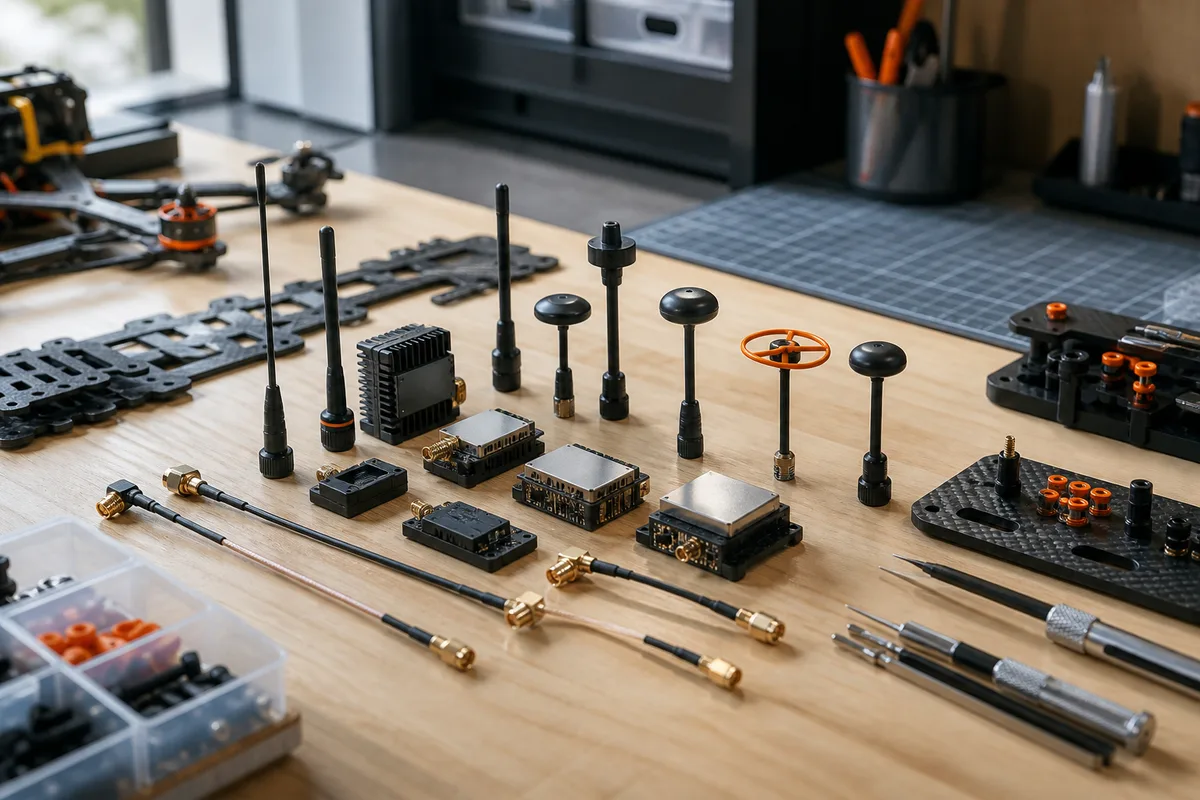 Fréquences, canaux et antennes pour le drone